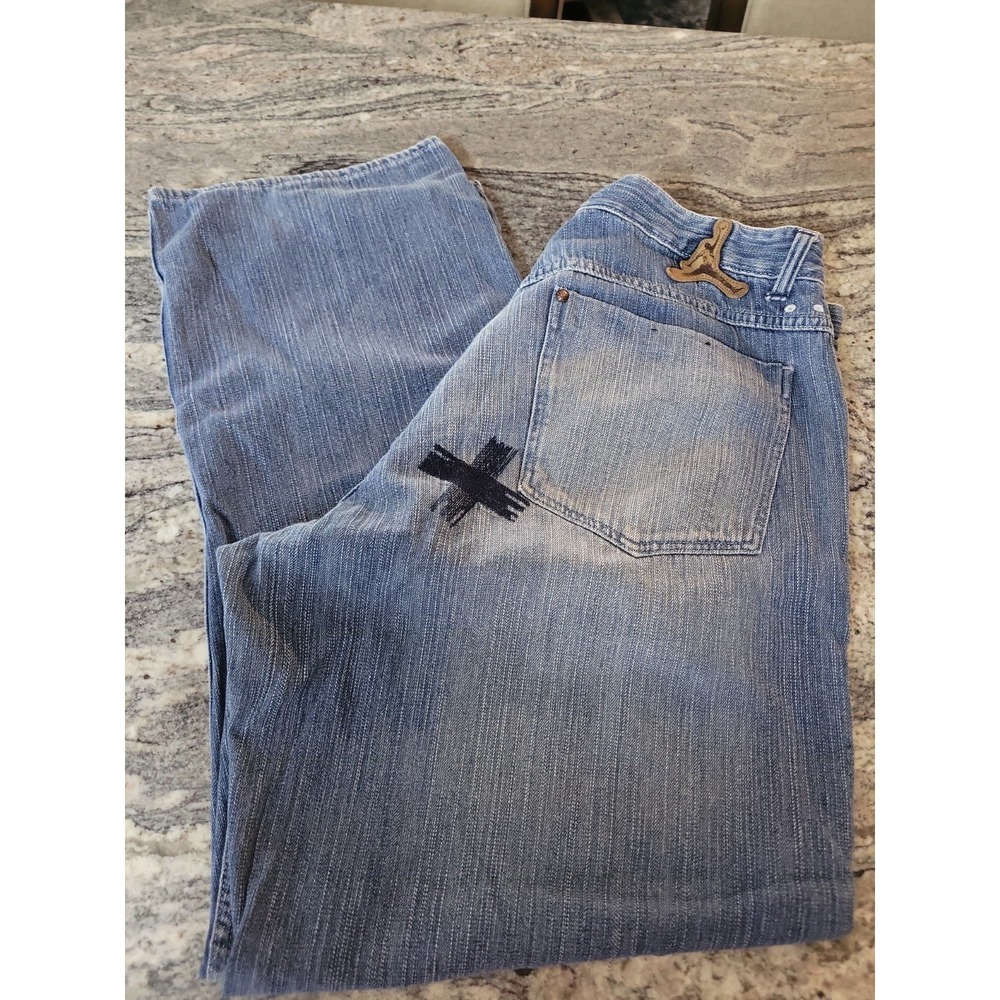 Vintage 2005 Air Jordan 20th Anniversary Jeans Sz 40x34 (38x31) Baggy Distressed